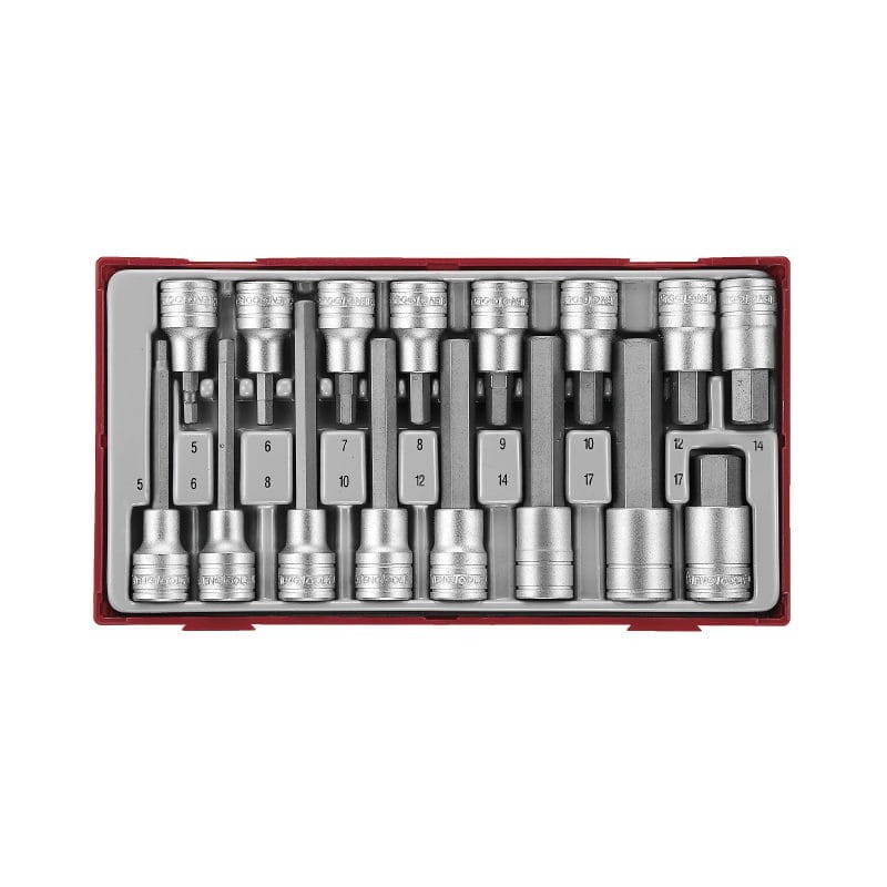 Zest nasadek trzpieniowych (hex ribe torx) 34el2 pary rękawic rozm 9
