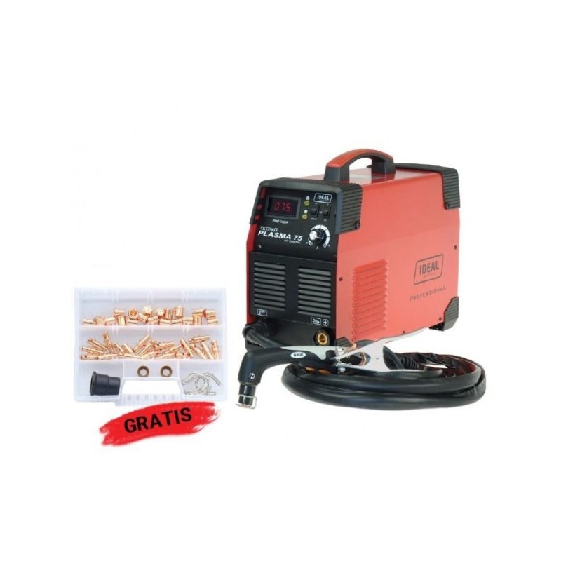 Przecinarka plazmowa tecno plasma 75 hf igbt digital  zestaw startowy