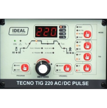 Spawarka inwertorowa tecnotig 220 ac/dc pulse  zestaw tig