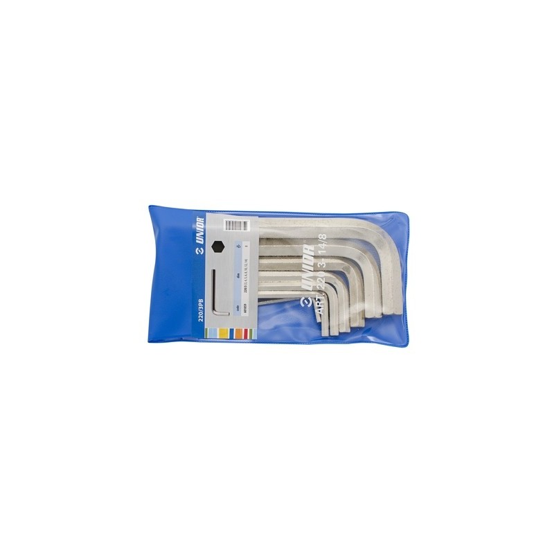 Zestaw kluczy imbusowych 3-14 8szt etui