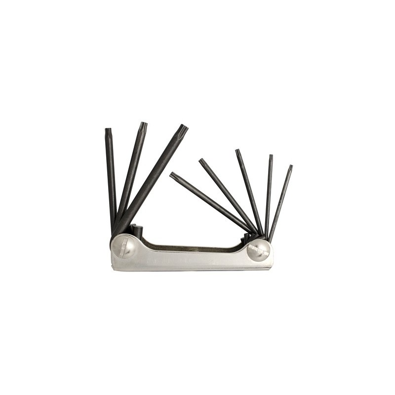 Zestaw kluczy imbusowych torx tr 9-40/8 scyzoryk