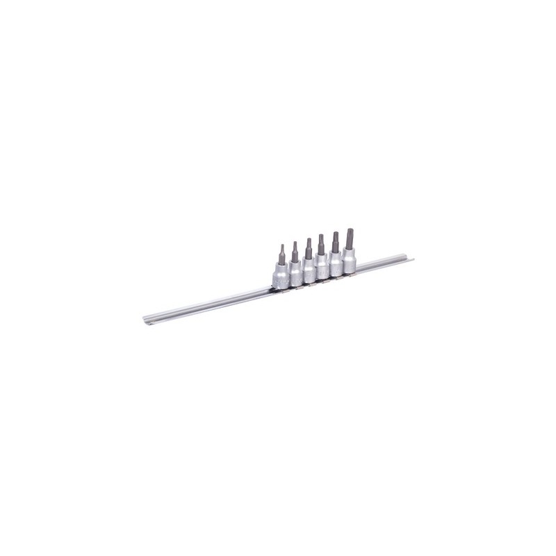 Zestaw nasadek wkrętakowych 3/8 profil tx 15-40 6szt