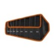 Klucze płaskie dwustronne super cienkie 55 x 27 mm zestaw 8 szt materiałowe etui