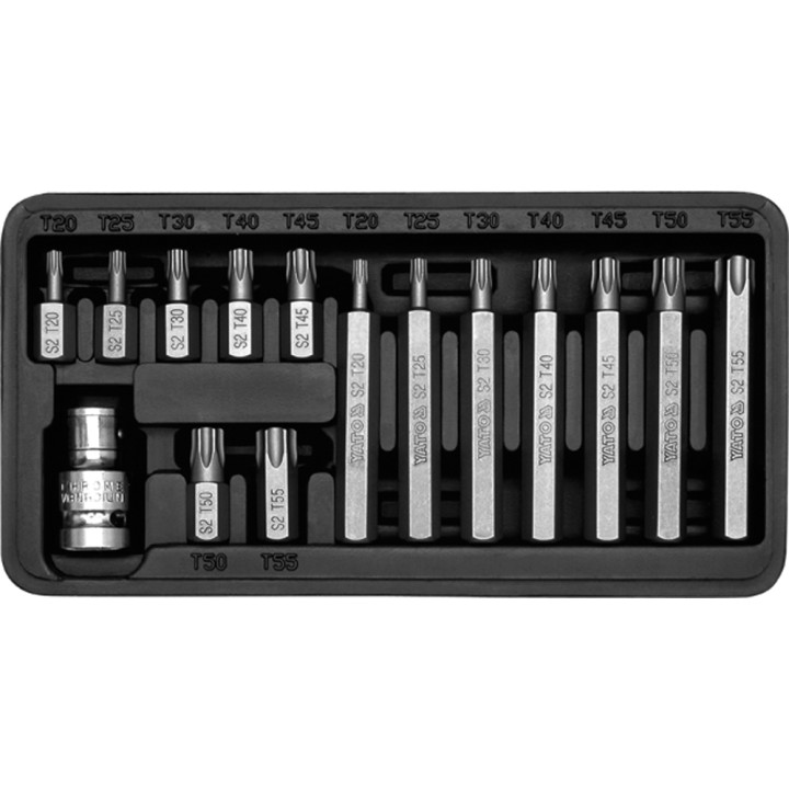 KOŃCÓWKI WKRĘTAKOWE TORX, KPL. 15SZT.