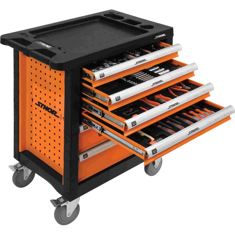 Trolley with equipment