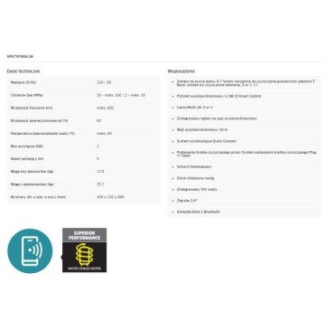 Myjka ciśnieniowak 7 premium smart control home