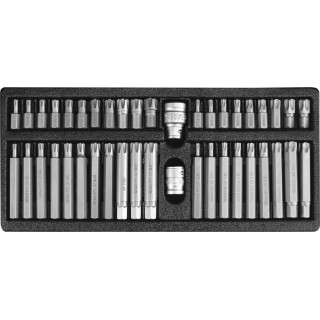 ZESTAW KOŃCÓWEK WKRĘTAKOWYCH RIBE, TORX SECURITY, KPL 42SZT.