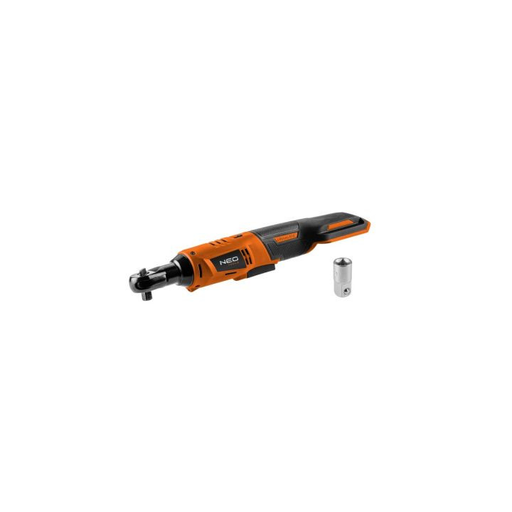 GRZECHOTKA AKUMULATOROWA ENERGY+ 18V, LI-LON, 3/8”, BEZ AKUMULATORA, ADAPTER 1/2"