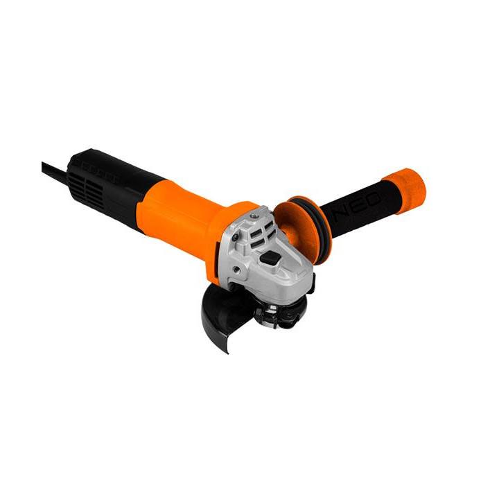 SZLIFIERKA KĄTOWA 1000W, TARCZA 125 X 22.2 MM, OBROTY 3000-12000 MIN-1, 230V