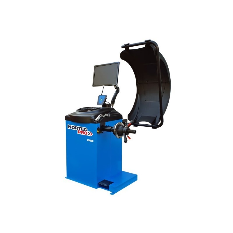 Wheel balancing machine