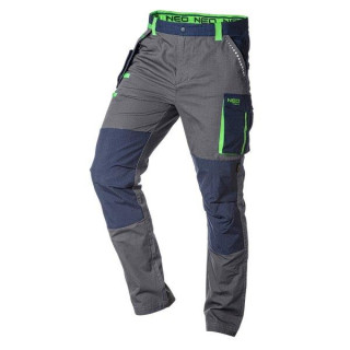SPODNIE ROBOCZE PREMIUM, 100% BAWEŁNA, RIPSTOP, S