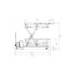 Podnośnik platformowy wp1500 nortec pro 1500kg