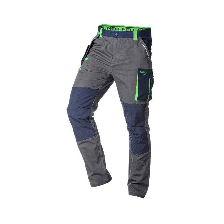 SPODNIE ROBOCZE PREMIUM, 100% BAWEŁNA, RIPSTOP, XL