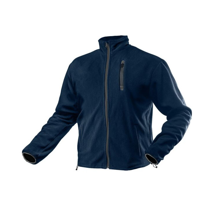 BLUZA POLAROWA, GRANATOWA, ROZMIAR XL