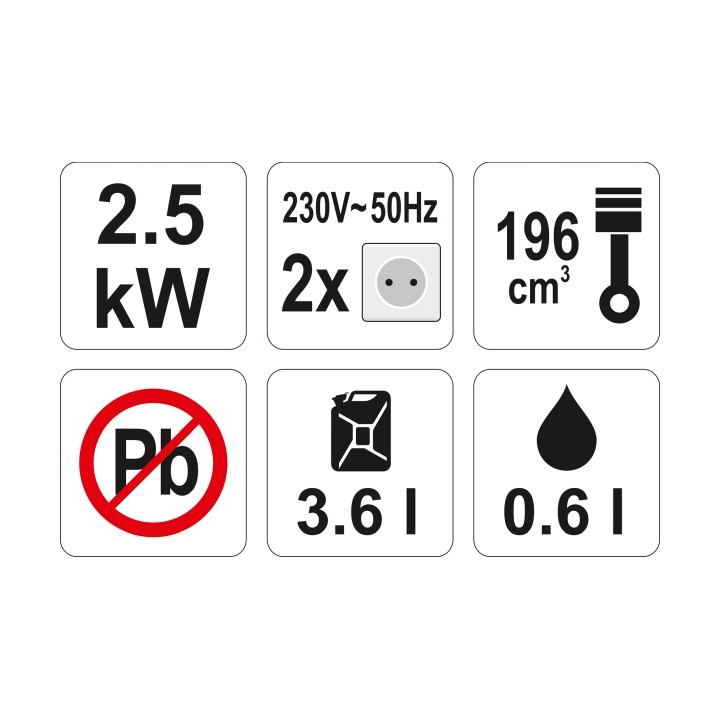 AGREGAT PRĄDOTWÓRCZY 2700W AVR, 230V