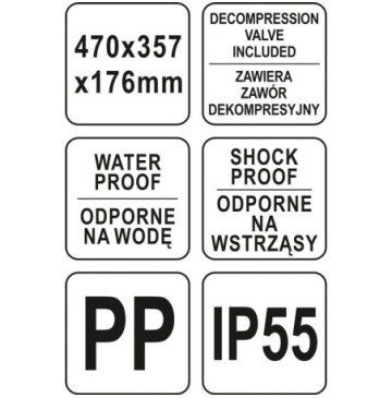 Walizka narzędziowa hermetyczna