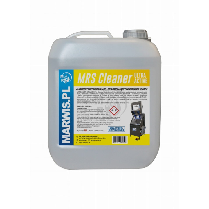 PŁYN DO MYJEK Z PODGRZEWANIEM MRS CLEANER ULTRA ACTIVE 5L