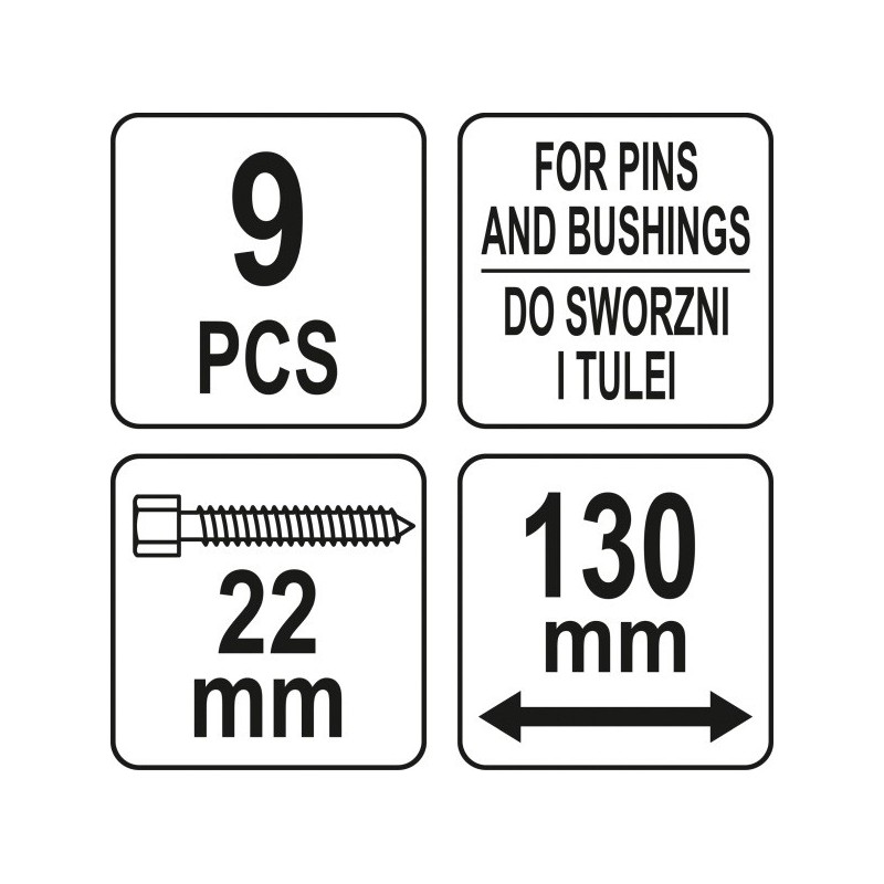 Prasa śrubowa do sworzni i tulei