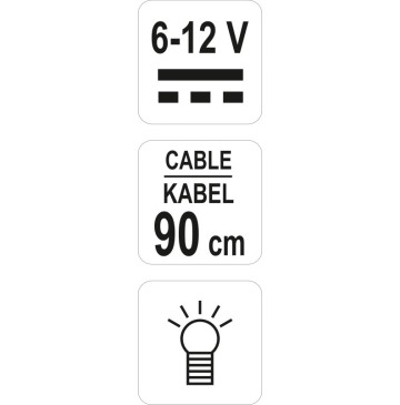 Samochodowy próbnik napięcia 6-12v kabel 90cm