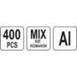 Nity zrywalne mix 400szt