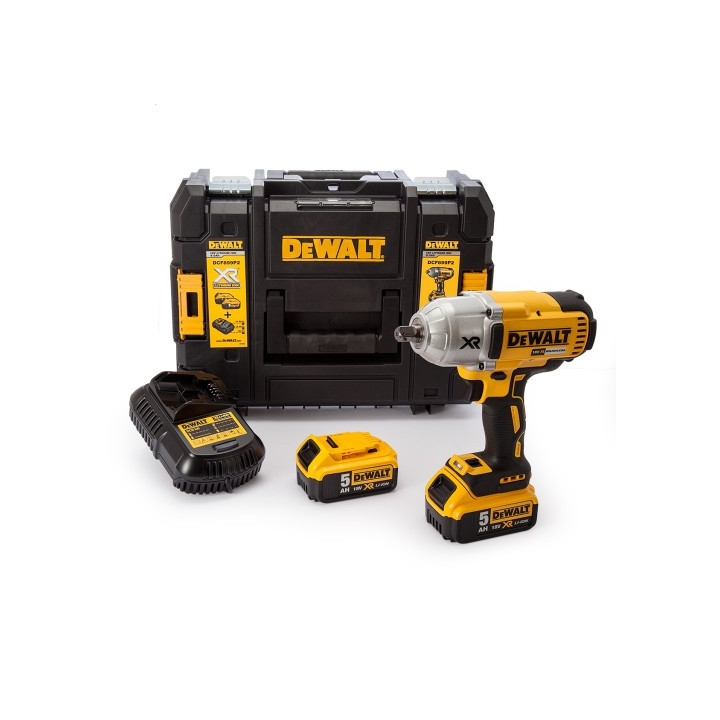 KLUCZ UDAROWY 1/2" AKUMULATOROWY 950 NM XR 2XAKU. 5.0AH, ŁADOWARKA, KUFER