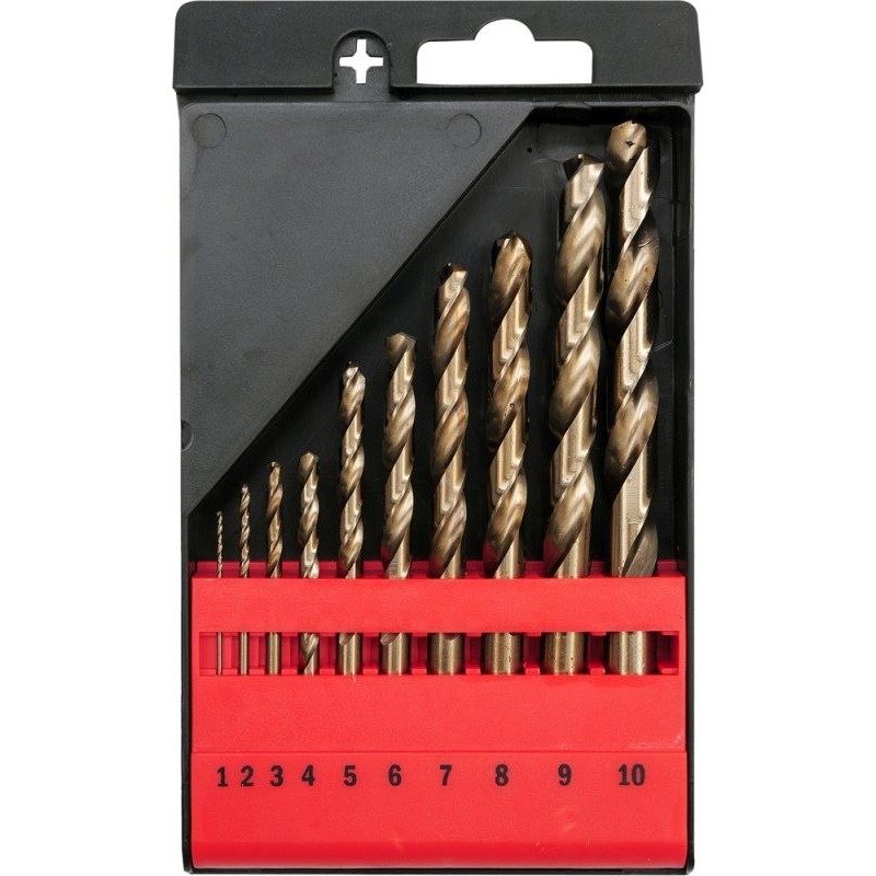 Twist drill bit set