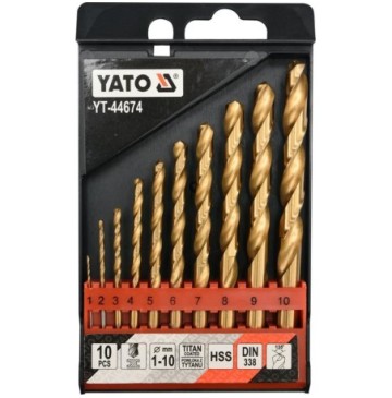 Twist drill bit set