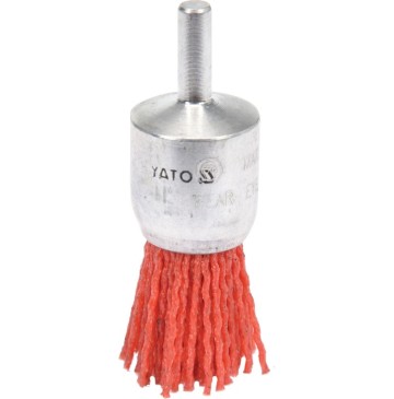 Szczotka czołowa z trzpieniem nylon 25mm