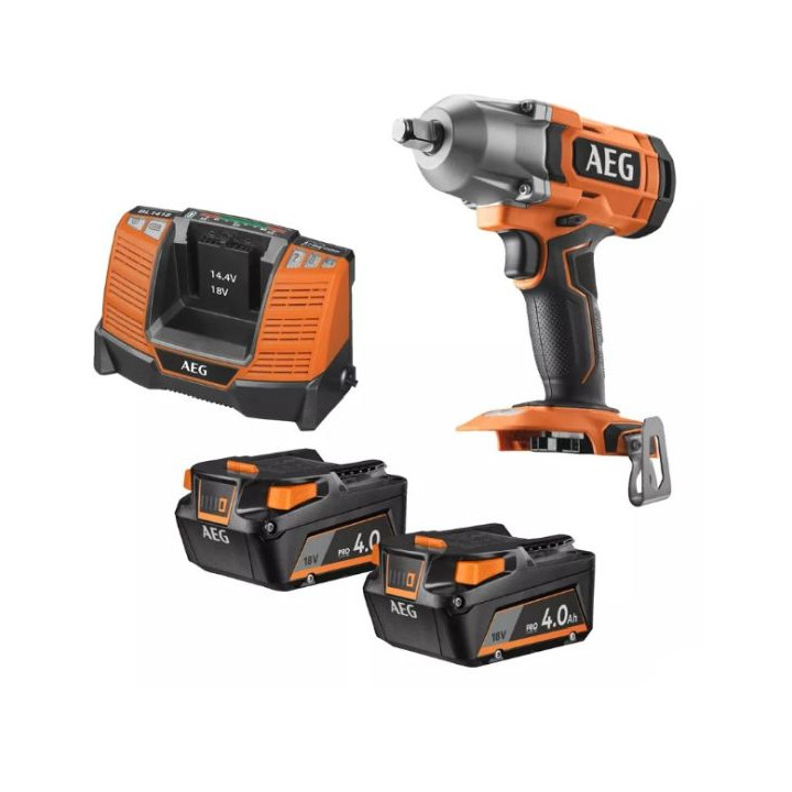 AEG KLUCZ UDAROWY 1/2", 18V, BEZSZCZOTKOWY, 6 TRYBÓW PRACY - DOKRĘCANIE Z ZADANYM MOMENTEM