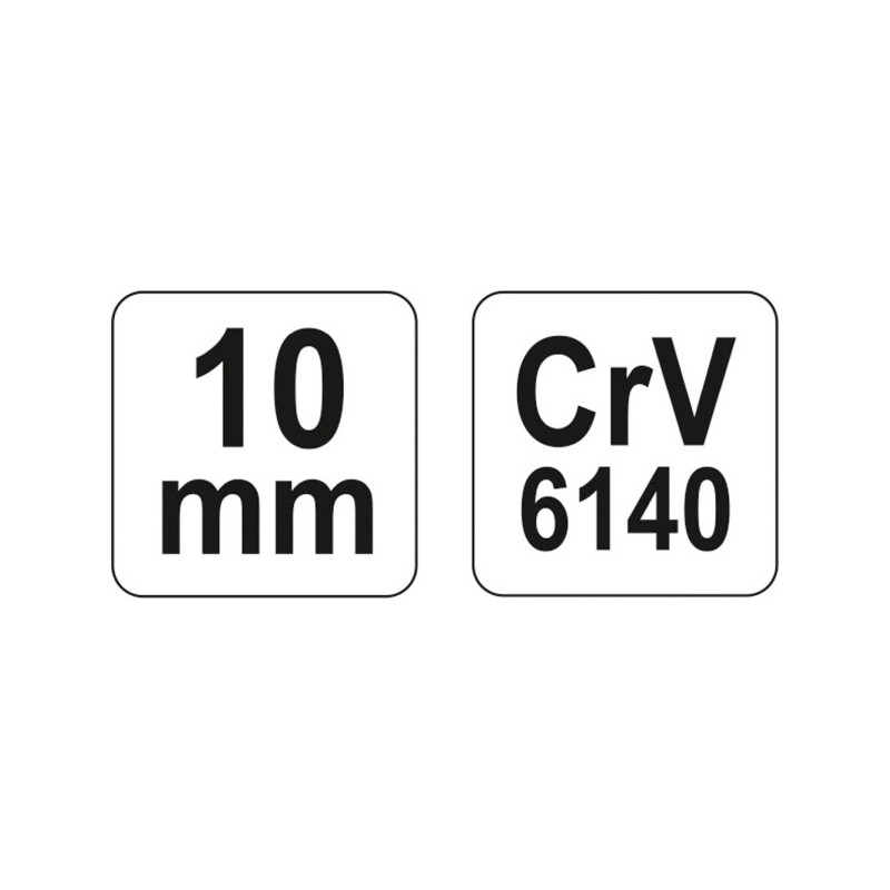 Klucz płasko-nasadowy 10mm