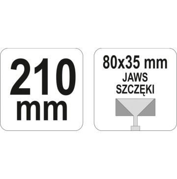 Szczypce do kształtowania profili 210mm