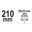 Szczypce do kształtowania profili 210mm
