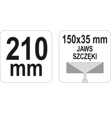 Szczypce do kształtowania profili 210mm