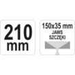 Szczypce do kształtowania profili 210mm