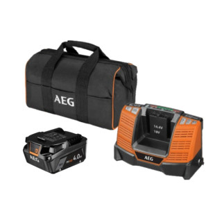 AEG ZESTAW 1 X AKU. 18V 5AH, SZYBKA ŁADOWARKA, TORBA