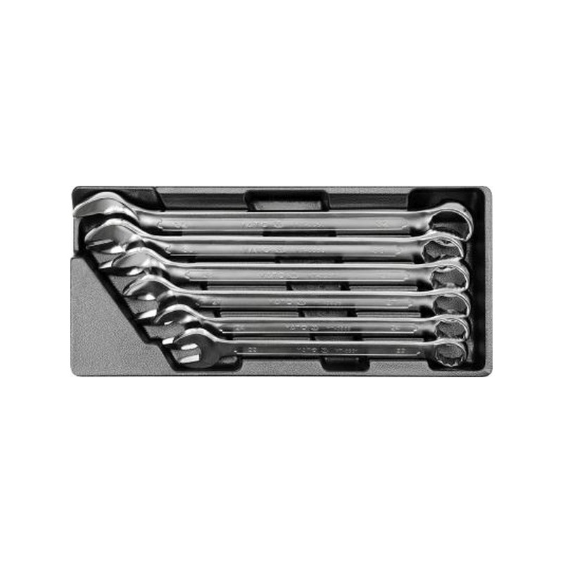 Insert with equipment for a workshop trolley ring-flat spanners