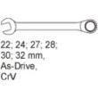 Insert with equipment for a workshop trolley ring-flat spanners