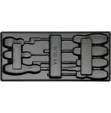 The insert is empty to the...