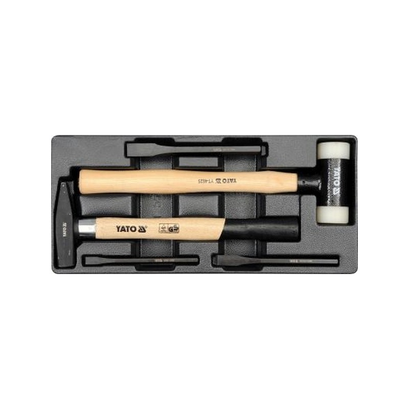 Insert with equipment for a workshop trolley