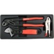 Insert with equipment for a workshop trolley