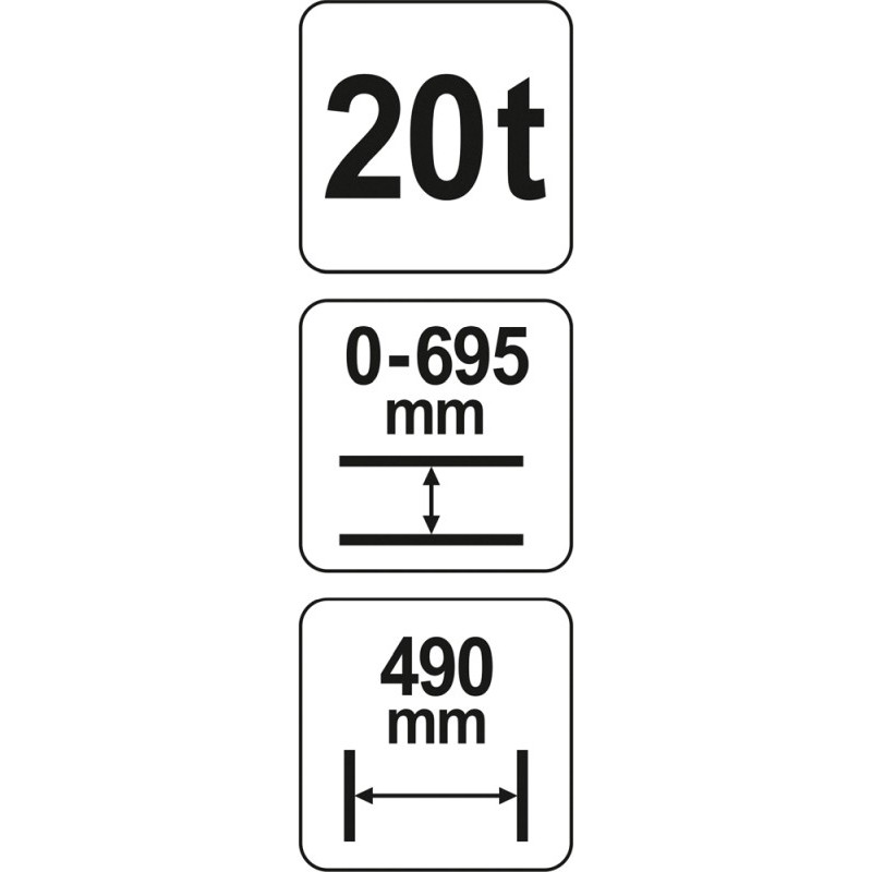 Prasa hydrauliczna 20t