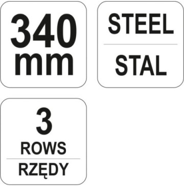 Szczotka druciana z plastikową rączką