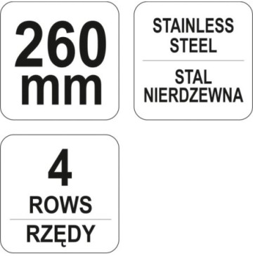 Szczotka druciana z plastikowa