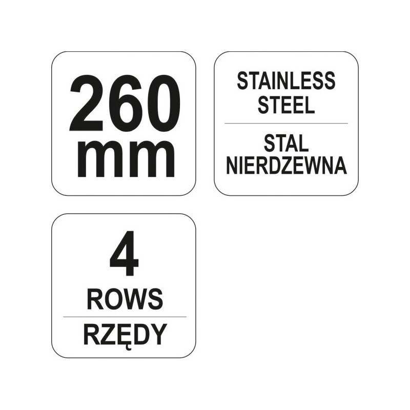 Szczotka druciana z plastikowa
