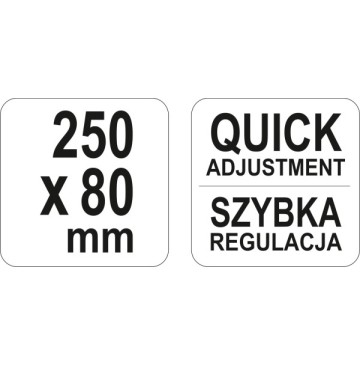 Ścisk stolarski kuty 250x80mm