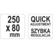 Ścisk stolarski kuty 250x80mm