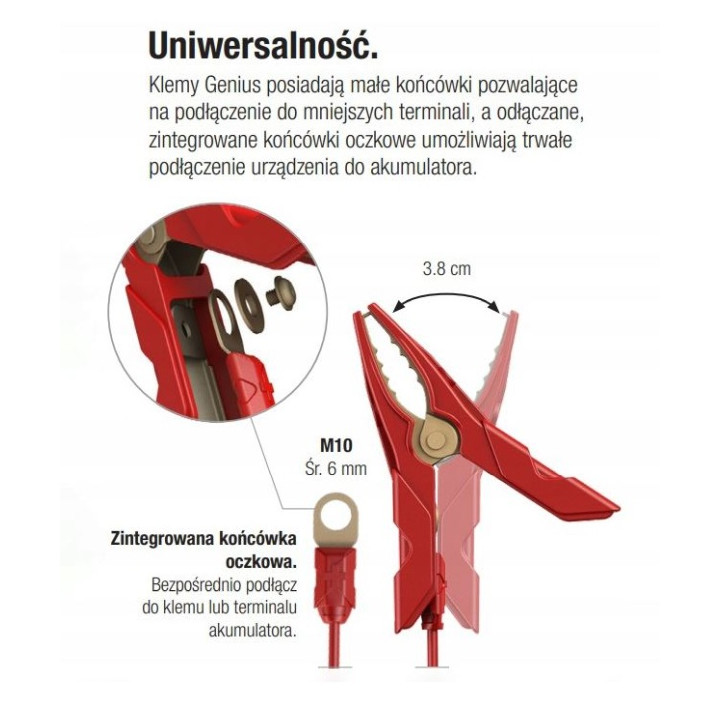 PROSTOWNIK AUTOMATYCZNY GENIUS10 10A 6V / 12V