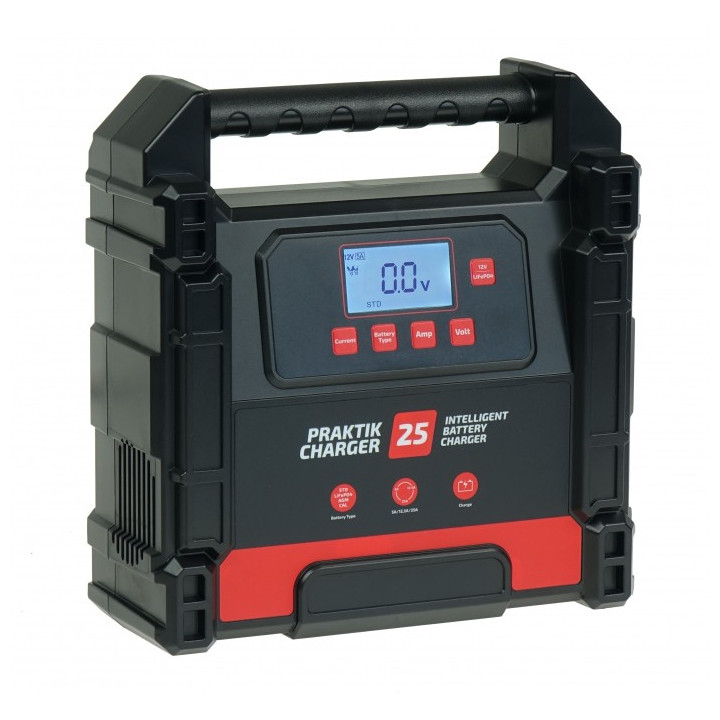 PROSTOWNIK SAMOCHODOWY PRAKTIK CHARGER 25, 12V/24V, 25A/12,5