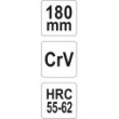 Szczypce uniwersalne cr-v 180mm
