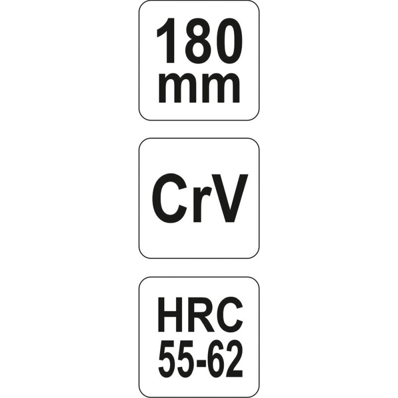 Szczypce tnące boczne crv-typ ciężki 180